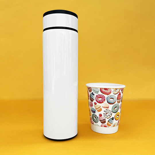 фото Термос 'Metallic' (разные цвета) / Белый