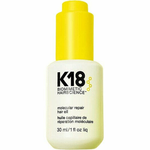 k 18 масло бустер для молекулярного восстановления волос molecular repair hair oil 30 мл k 18 К18 Масло-бустер для молекулярного восстановления волос Molecular Repair Hair Oil, 30 мл
