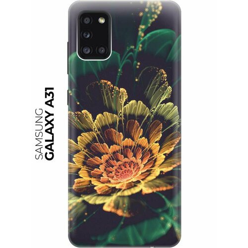 Чехол - накладка ArtColor для Samsung Galaxy A31 с принтом Красивый цветок чехол накладка artcolor для samsung galaxy note 20 ultra с принтом красивый цветок