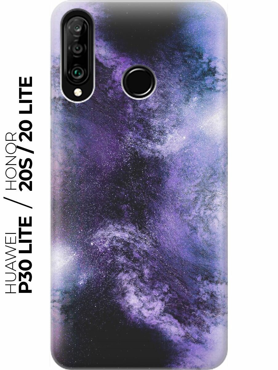 RE: PA Накладка Transparent для Huawei P30 Lite / Honor 20S / Honor 20 Lite с принтом "Космическое свечение"