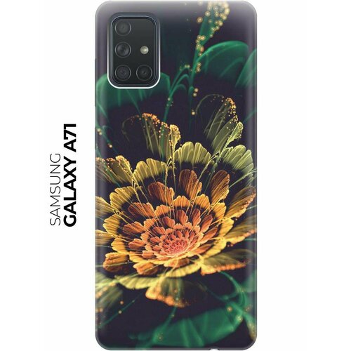 Чехол - накладка ArtColor для Samsung Galaxy A71 с принтом Красивый цветок чехол накладка artcolor для samsung galaxy a71 с принтом красивый цветок