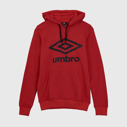 Толстовка Umbro Толстовка Umbro FW Large Logo 65944U-96J, размер XS, красный мужская футболка umbro fw large logo чёрный размер xxl