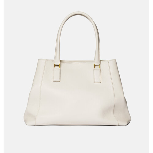 фото Сумка тоут cns - coined in stone diana vanilla 42921036, фактура зернистая, белый