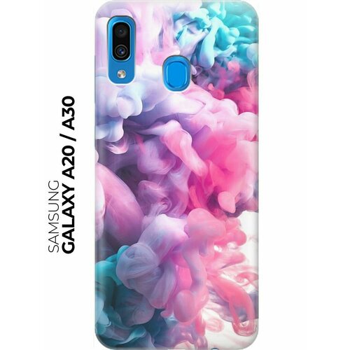 RE: PA Накладка Transparent для Samsung Galaxy A20 / A30 с принтом Розово-голубой дым re pa накладка transparent для samsung galaxy a31 с принтом розово голубой дым