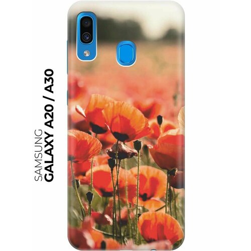 Чехол - накладка ArtColor для Samsung Galaxy A20 / A30 с принтом Маки чехол накладка artcolor для samsung galaxy a20 a30 с принтом удивленная сова