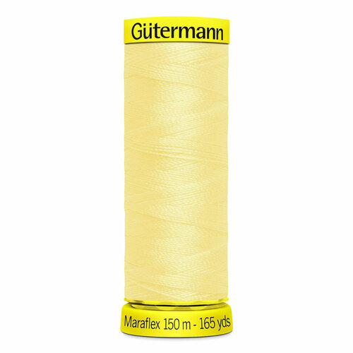 фото Нить gutermann maraflex 120 для эластичных, трикотажных материалов, 150 м, 100% пбт, 5 шт (325 шампань)