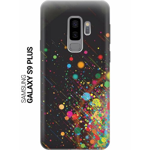 GOSSO Ультратонкий силиконовый чехол-накладка для Samsung Galaxy S9 Plus с принтом Яркое настроение gosso ультратонкий силиконовый чехол накладка для samsung galaxy s9 plus с принтом розовый букет