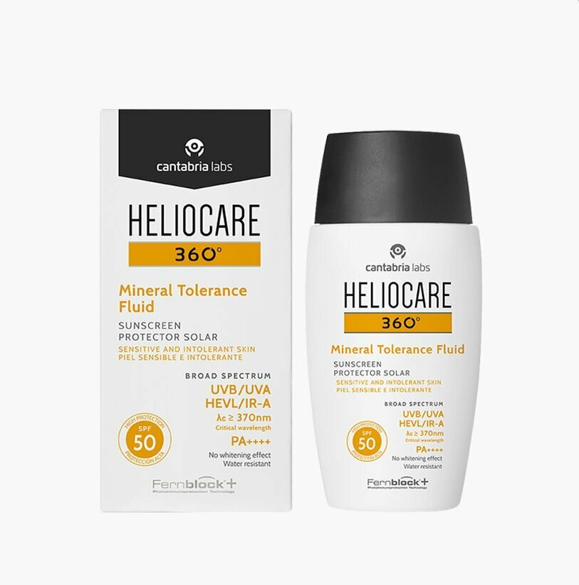 HELIOCARE 360 Mineral Tolerance Fluid Sunscreen SPF 50 Солнцезащитный минеральный флюид с SPF 50 для чувствительной кожи, 50 мл