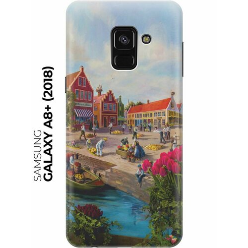 RE: PAЧехол - накладка ArtColor для Samsung Galaxy A8+ (2018) с принтом Старинный Амстердам re paчехол накладка artcolor для samsung galaxy a8 2018 с принтом черника