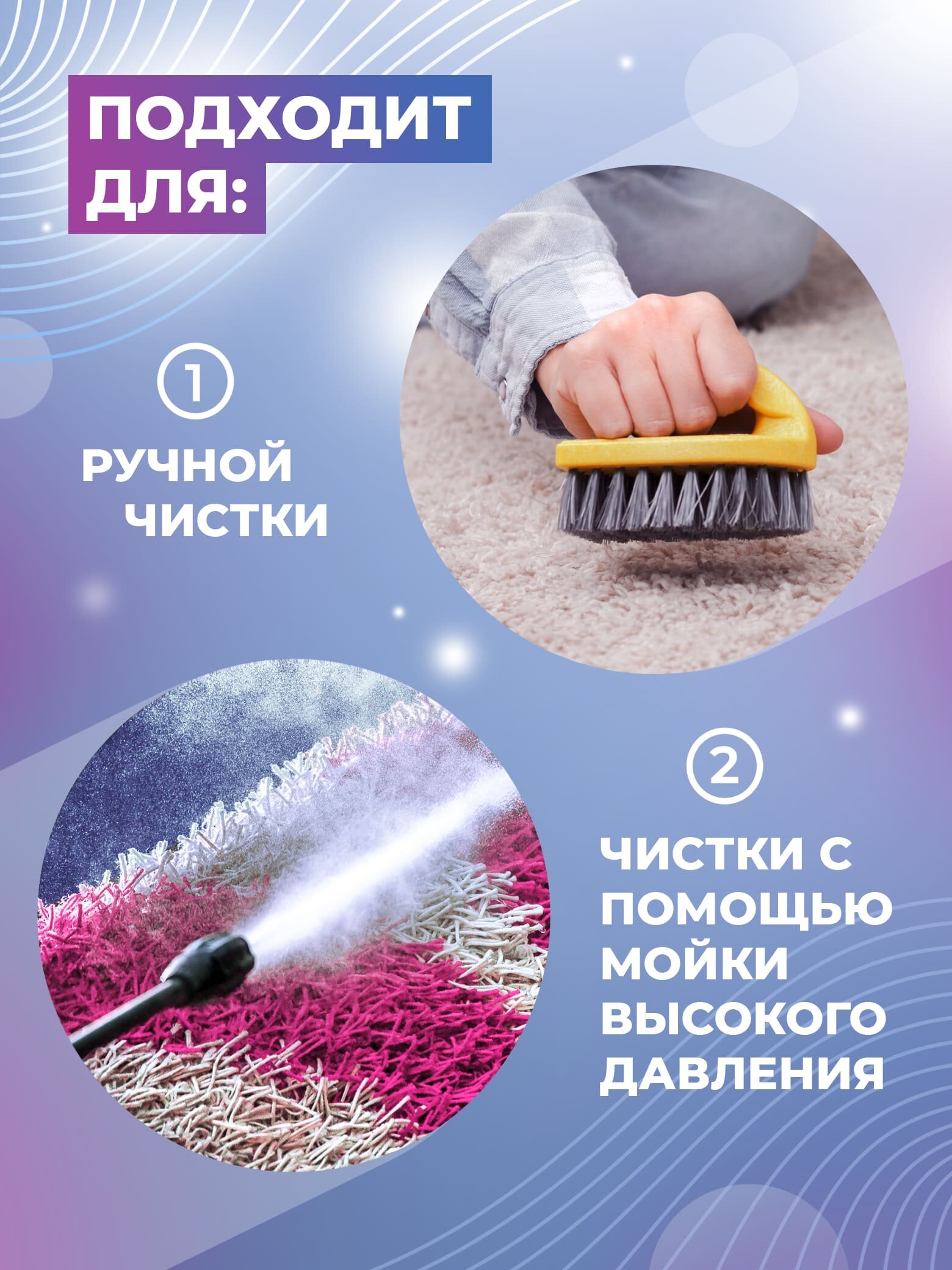 Средство для пенной очистки ковровых покрытий и обивки мебели концентрат МастерХим ковротекс 5кг — фото 2