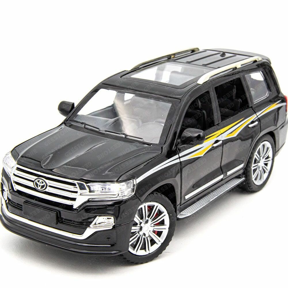 Детская машинка Toyota Land Cruiser V8 с дымом