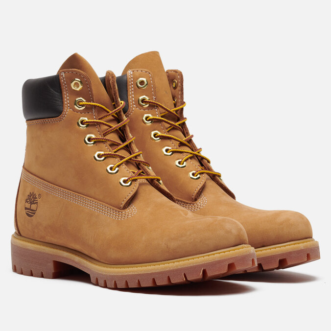 Timberland Premium 6-Inch Waterproof коричневый, Размер 44.5 EU