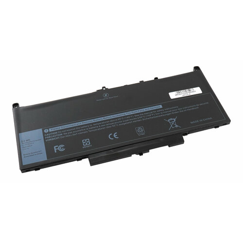 Аккумулятор J60J5, 0MC34Y, MC34Y, R1V85 для Dell Latitude E7270, E7470, 12 7000 (E7270), 14 7000 (E7470), 7270, 7240 (7.4V 7000mAh) аккумулятор oem совместимый с j60j5 0mc34y для ноутбука dell latitude 12 e7270 e7470 7 4v 7000mah черный