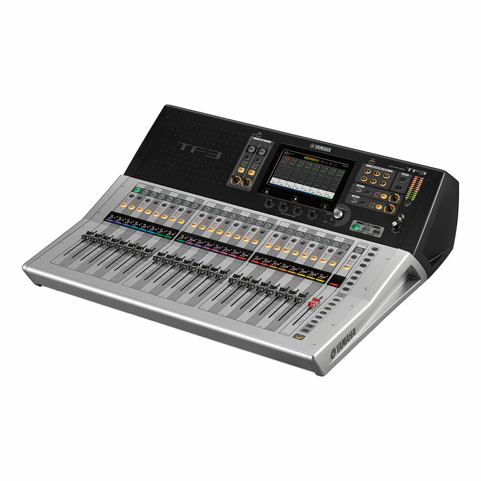 Yamaha TF3 цифровой микшерный пульт, 25 фейдеров, 40 моно+2 ст.+2 возврат, AUX 20 (8 моно + 6 ст.)