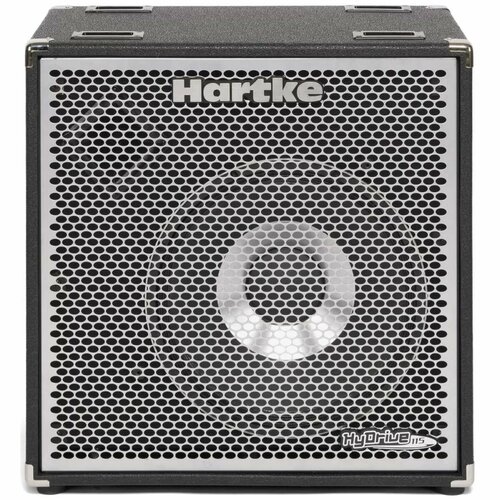 HyDrive HD115 басовый кабинет 500W/8 ом, 1х15'HyDrive, 1 компрессионный драйвер, диапазон частот 45-17000 Гц, размеры 618х616х381 мм, вес 23,4 кг, Hartke