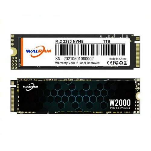 Твердотельный накопитель Walram SSD M.2 nvme 512 ГБ