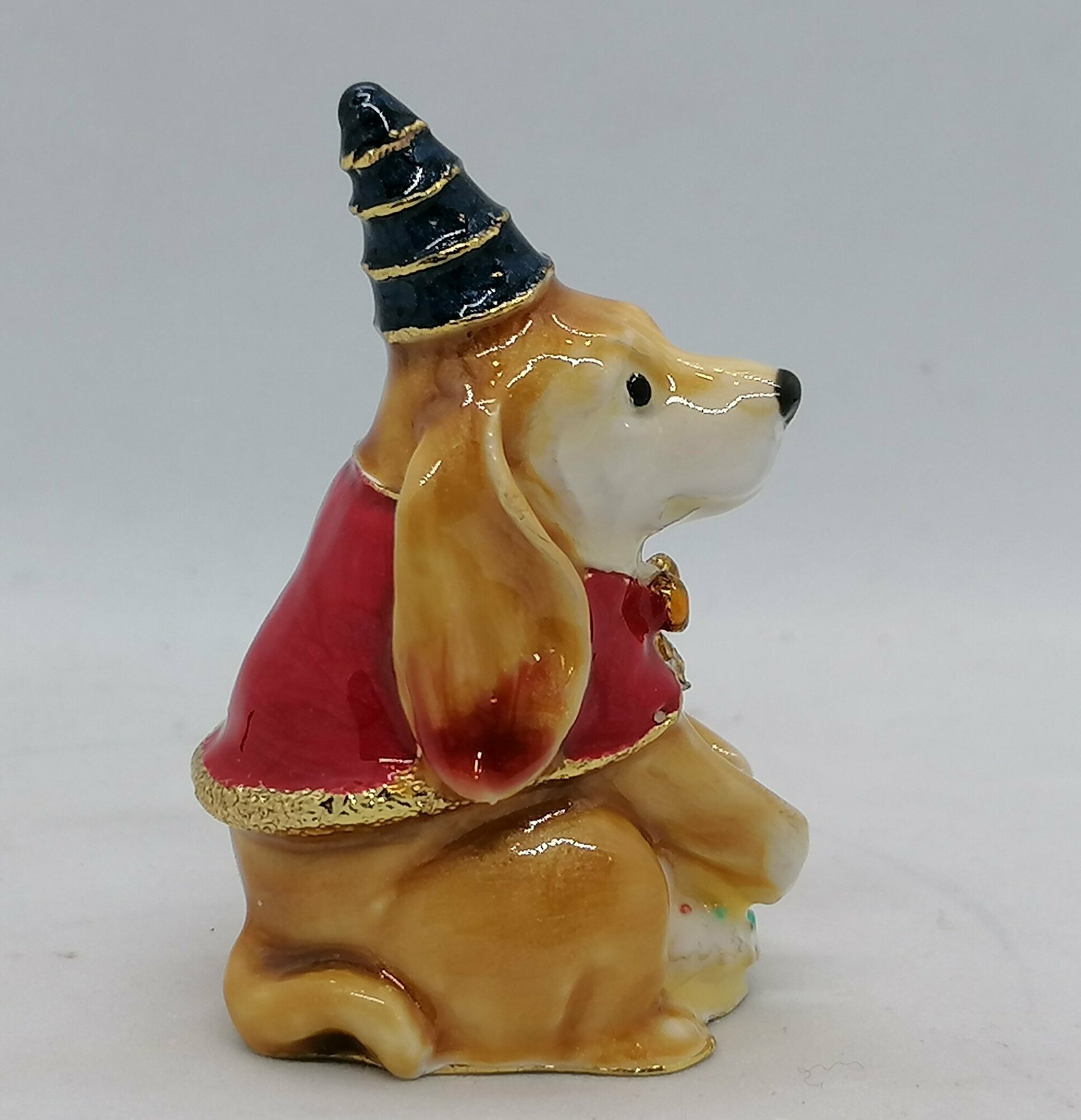 Наперсток Фаберже "собака В колпаке " — фото 1