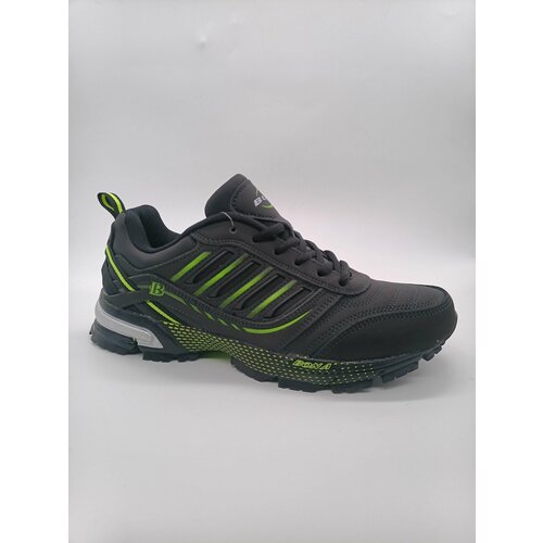 фото Кроссовки bona, размер 36, черный, зеленый