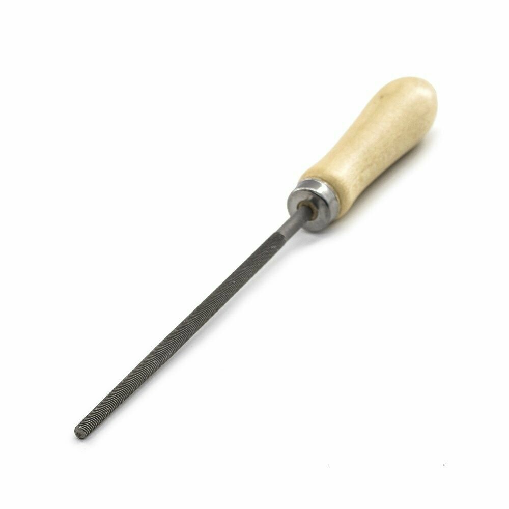 Напильник круглый, 150 мм, №2, деревянная ручка, РемоКолор