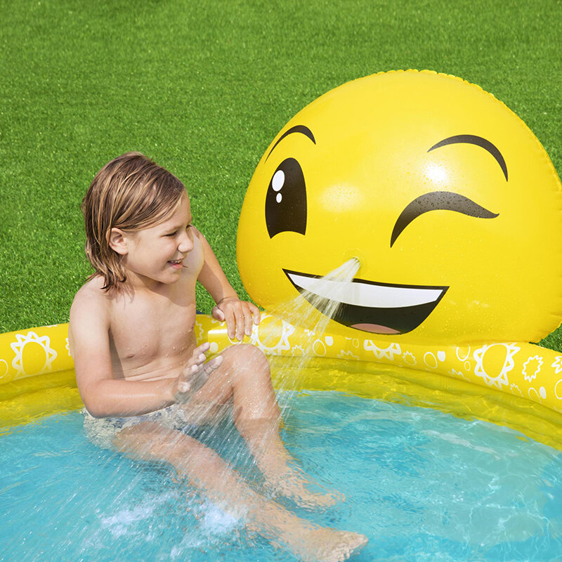 Бассейн надувной детский Emoji 165 см*144 см*69 см Bestway 53081 - фотография № 6