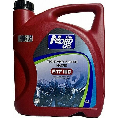 Масло трансмиссионное. NORD OIL АТF III 4 л