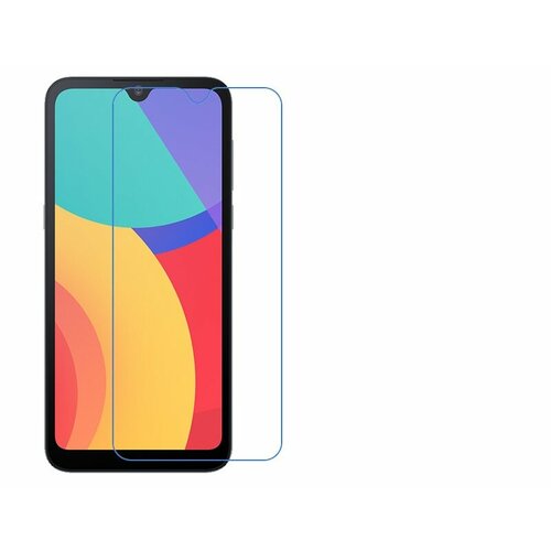 Защитная пленка MyPads (только на плоскую поверхность экрана, не закругленная) для телефона Alcatel 3L 6056H (2021) / Alcatel 1S 6025H (2021) гля.