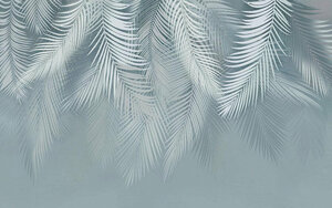 Фотообои Свисающие листья пальмы 275x440 (ВхШ), бесшовные, флизелиновые, MasterFresok арт 13-244