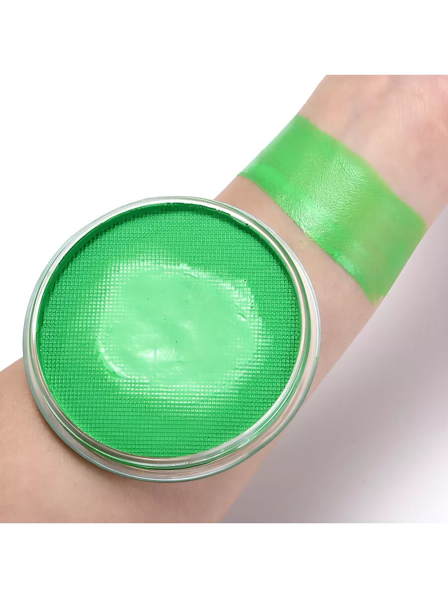 Аквагрим в шайбе 30 цветов, 30 грамм мятный