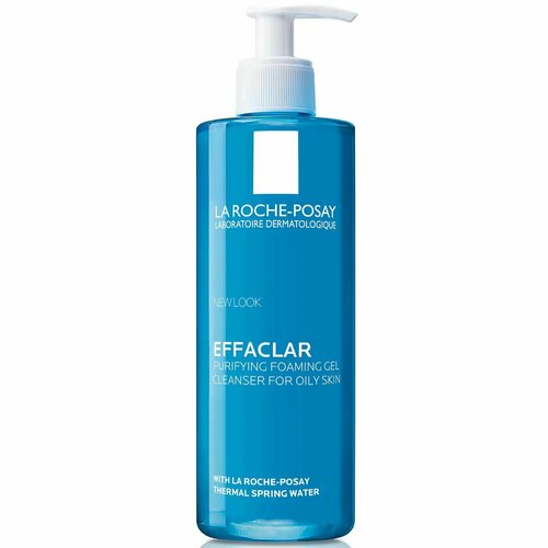 фото La roche-posay effaclar очищающий пенящийся гель для умывания чувствительной жирной кожи лица и тела, склонной к прыщам и акне, 400 мл
