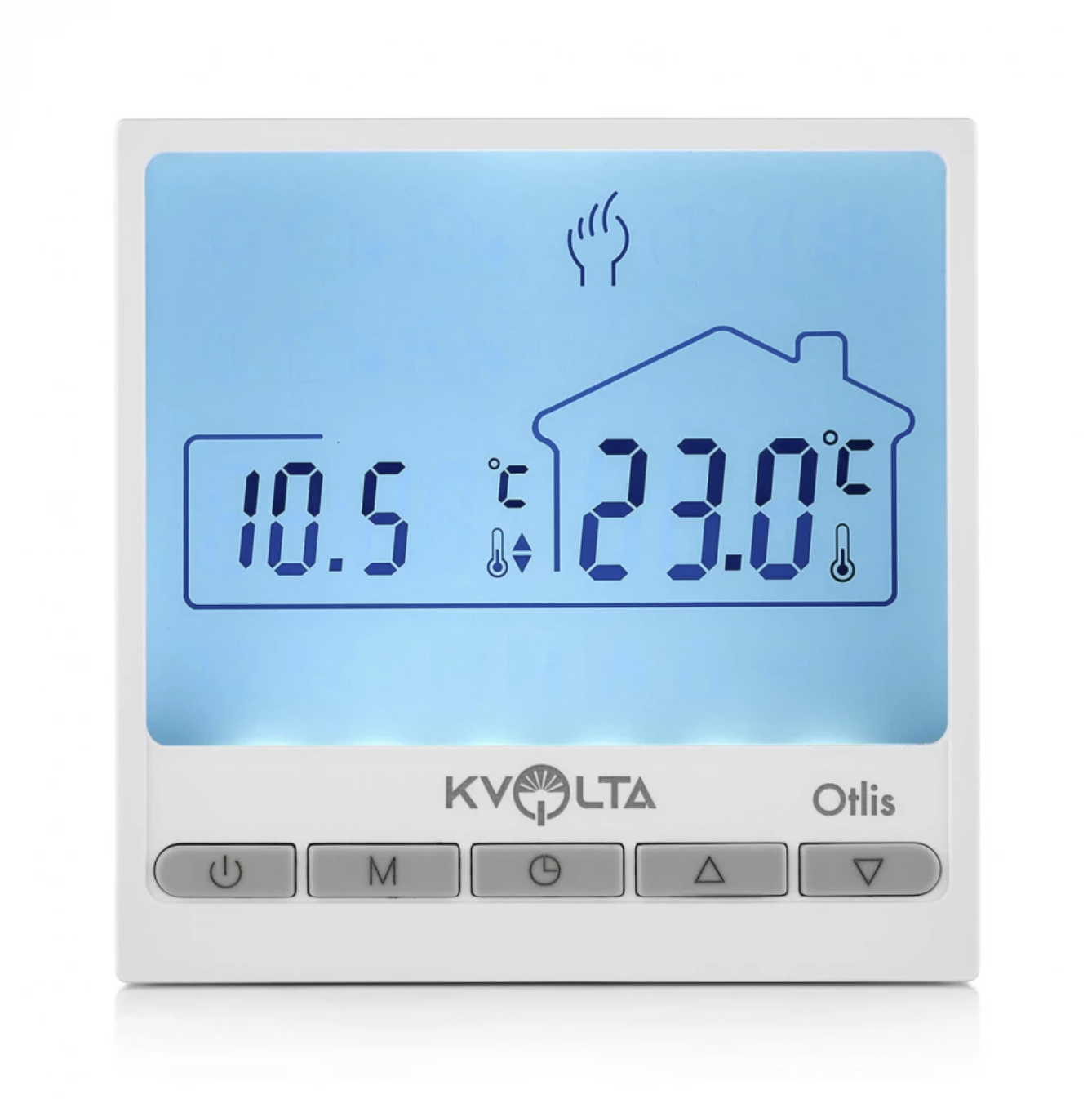 Терморегулятор Kvolta Otlis с Wi-Fi управлением, белый — фото 1
