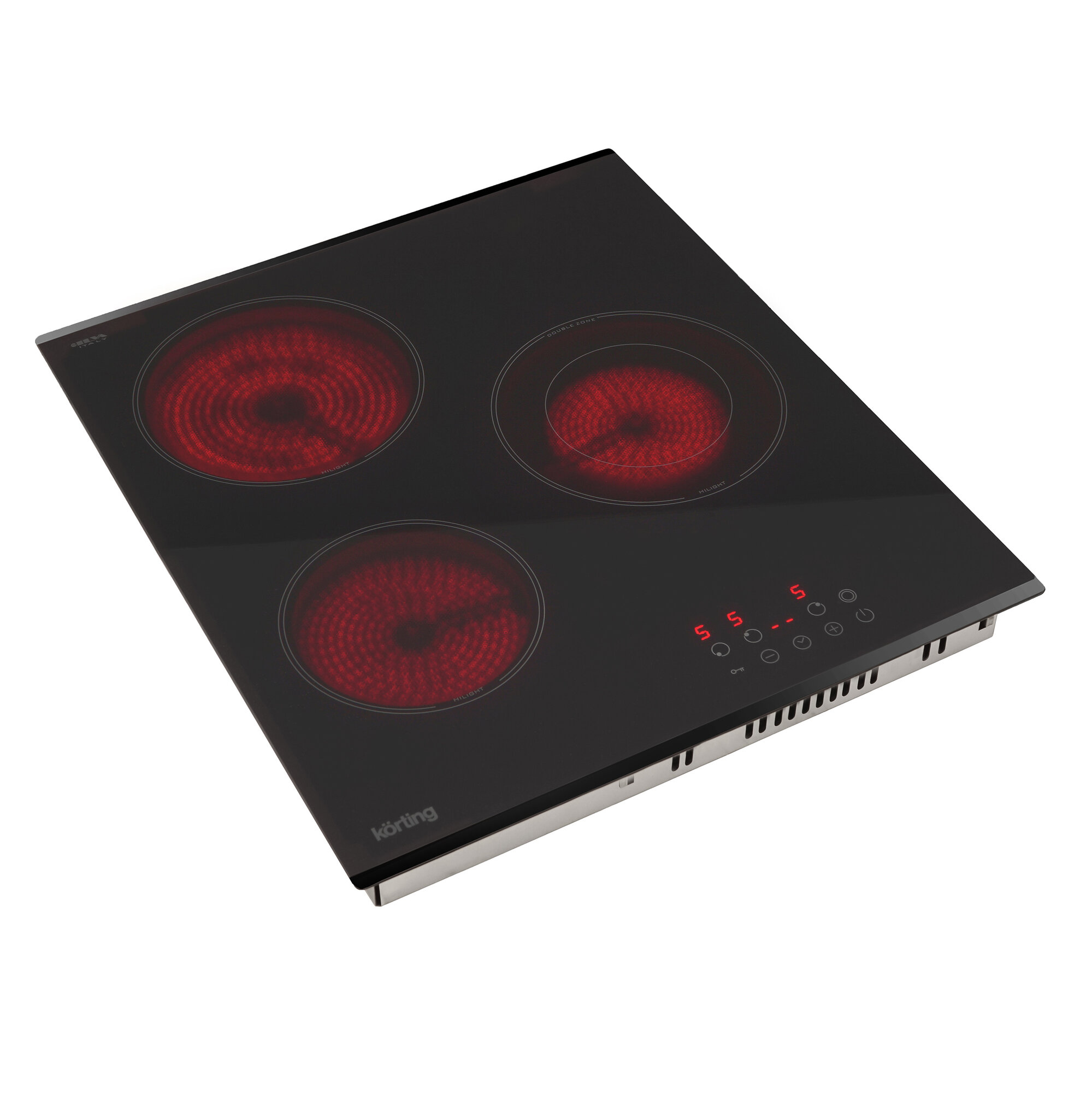 Встраиваемая электрическая панель KORTING HK 42034 B, официальная гарантия — фото 1