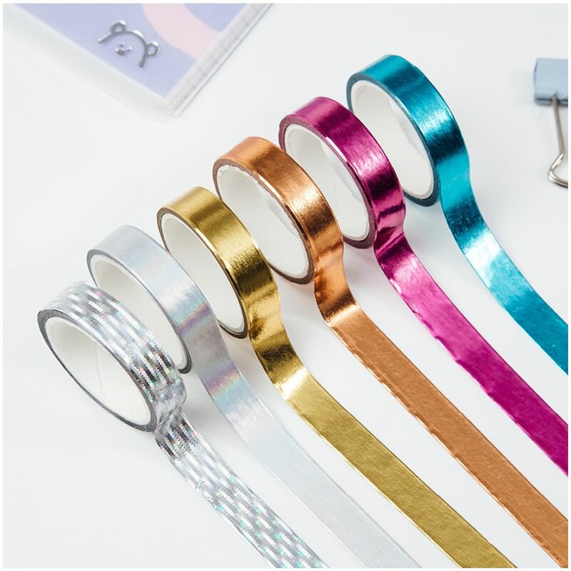 Набор клейких декоративных лент "Luminous", 6шт, MS-36899