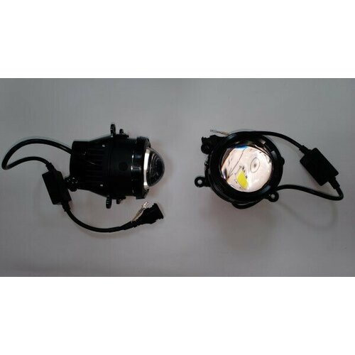 Фара п/туман. Renault Logan II, Koleos, Duster, Fluence линза 60W 60000LM (TLT)