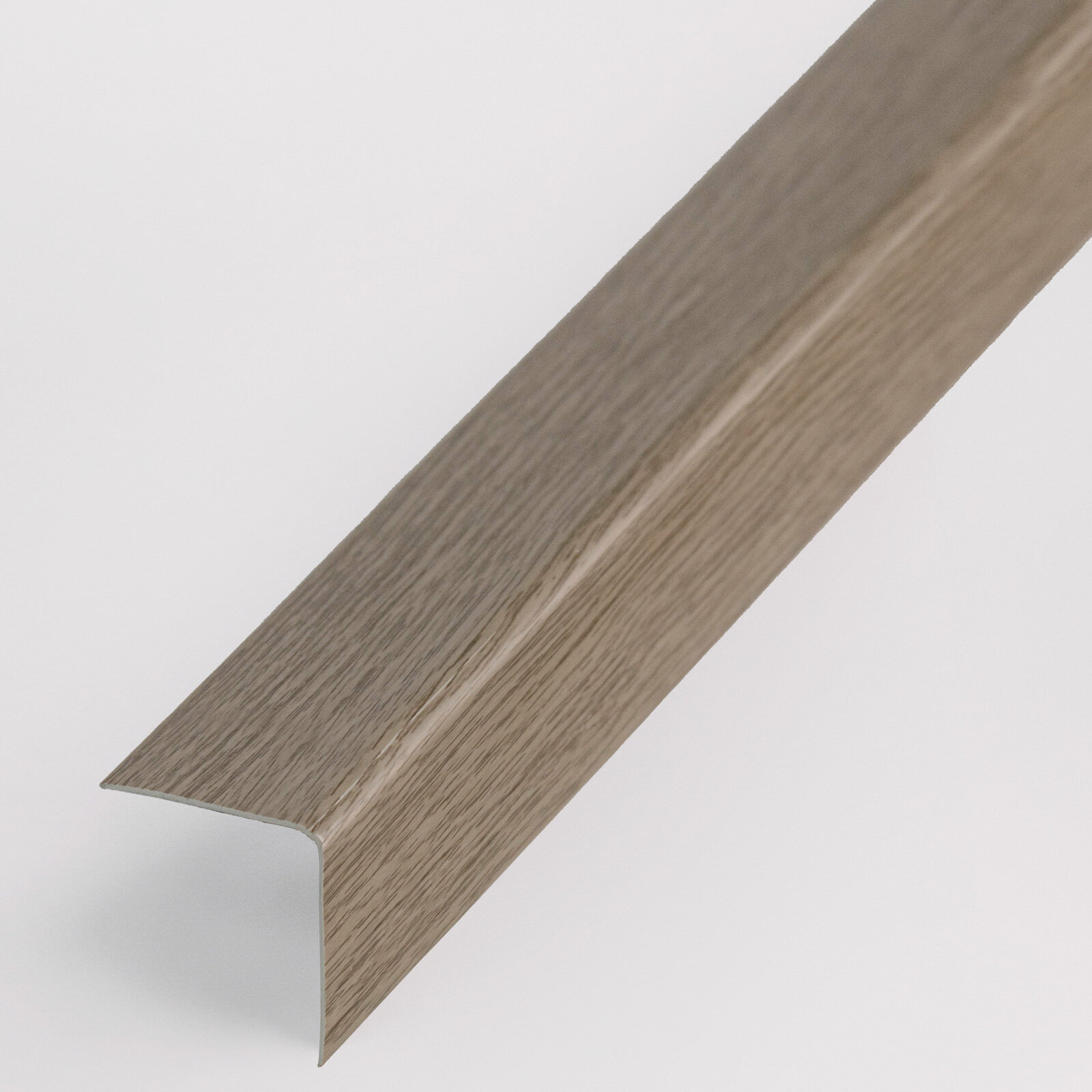 Уголок пластиковый для откосов 30х30 мм длина 27 м угол ПВХ для стен внешний Ideal (Идеал) У 30 дуб мокко 208