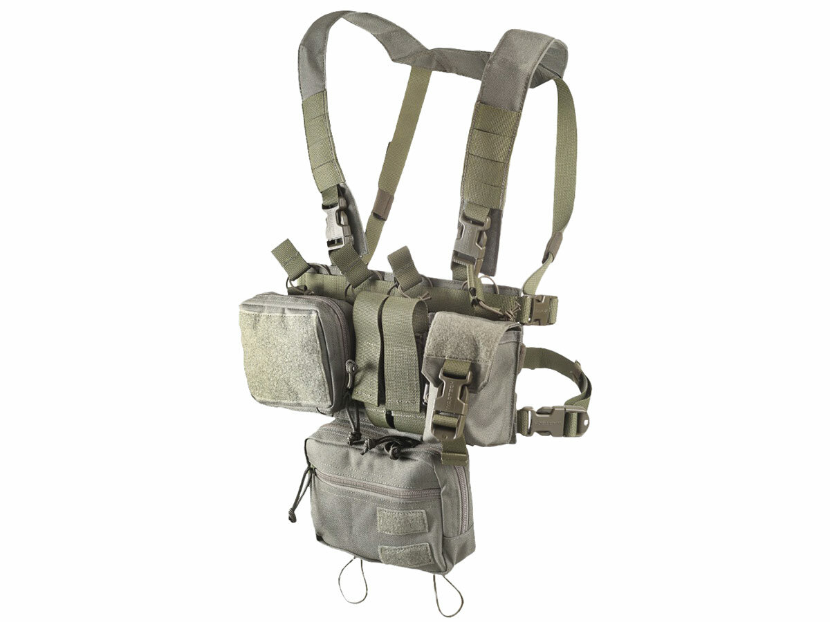Разгрузочный жилет Chest Rig Wartech Кочевник TV 101 тактический  с подсумками  оливковый