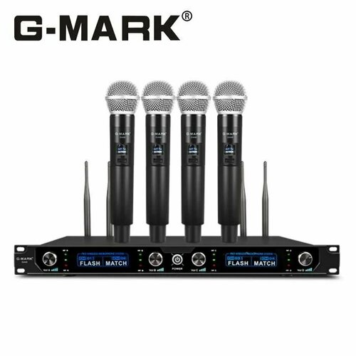 Набор беспроводных микрофонов G-MARK G440 4 микрофона 10150₽