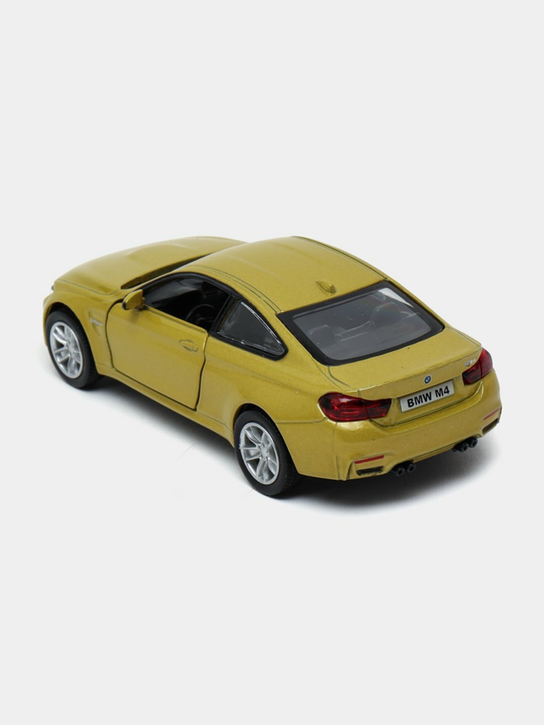 Инерционные коллекционные игрушечные машинки 1:36, Bmw m4 Золотой — фото 1