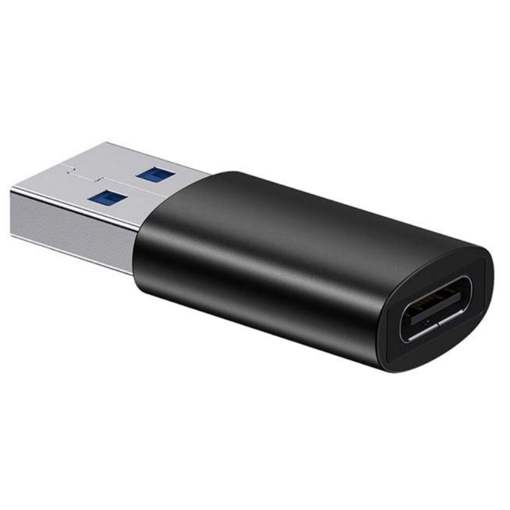 Переходник TYPE-C(Вход мама)/USB-A(Выход папа) поддерживает технологию OTG черный