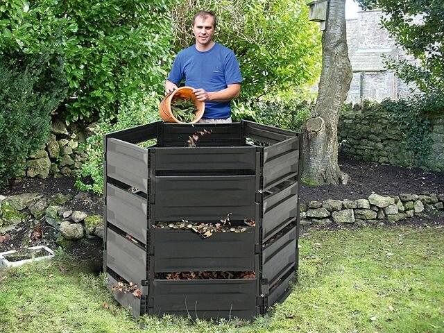 Компостер 600 л с нижним выдвижным рядом