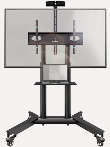 Изображение товара Стойка для телевизора 32"-75" ONKRON TS1571 напольная, подставка для телевизора до 50 кг, чёрная