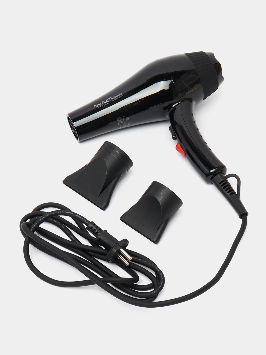 Фен MAC Styler MC-6655, 2200Вт, 3 температурных режима, длина шнура 2.5м