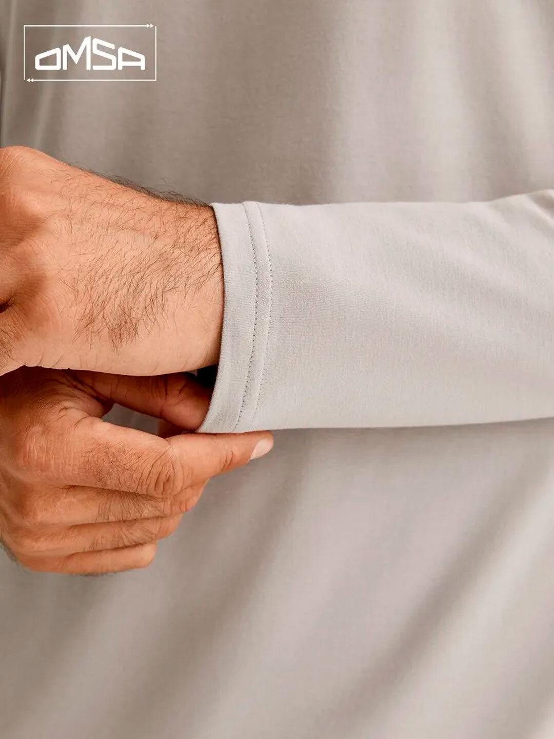 Лонгслив neo, размер 52, , темно-бежевый — фото 1