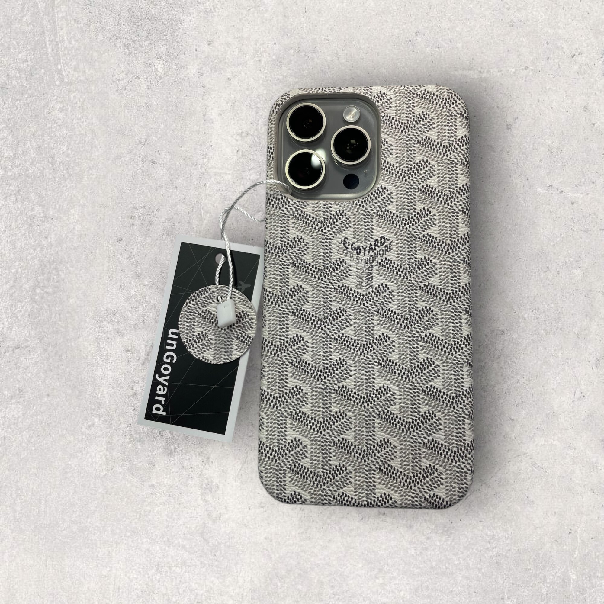 Чехол Goyard, для iPhone 12/12 pro, с рисунком, герметичный, пластик/полиуретан,