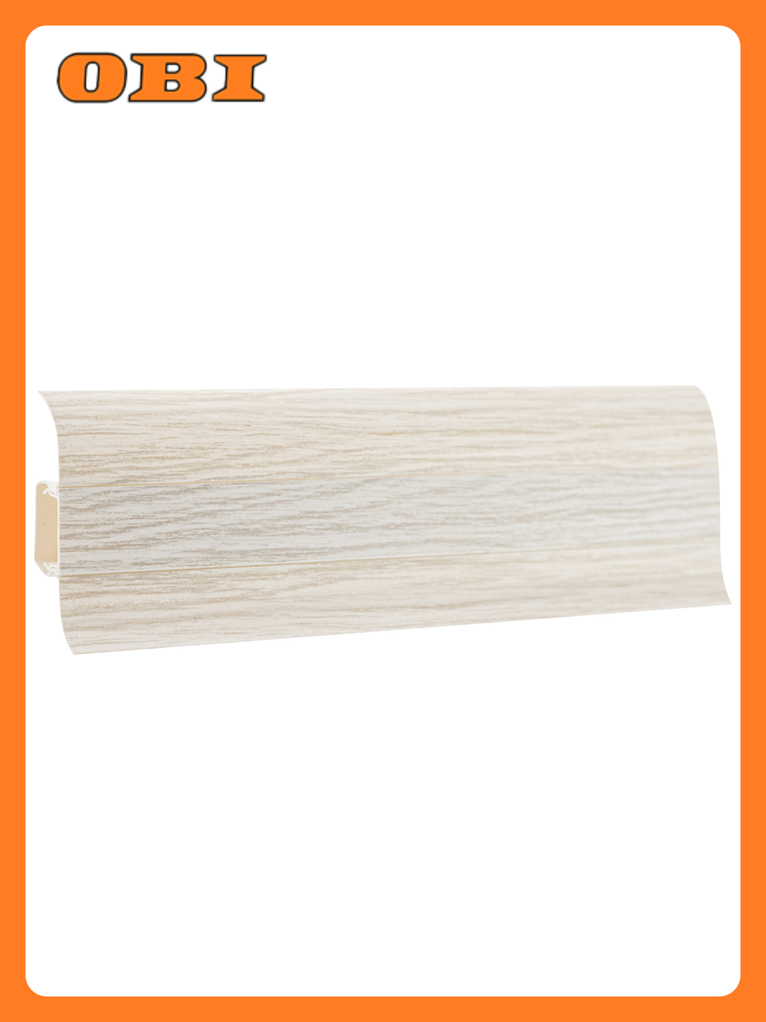 Плинтус ПВХ 60мм TECHNICAL Т20 береза 25м