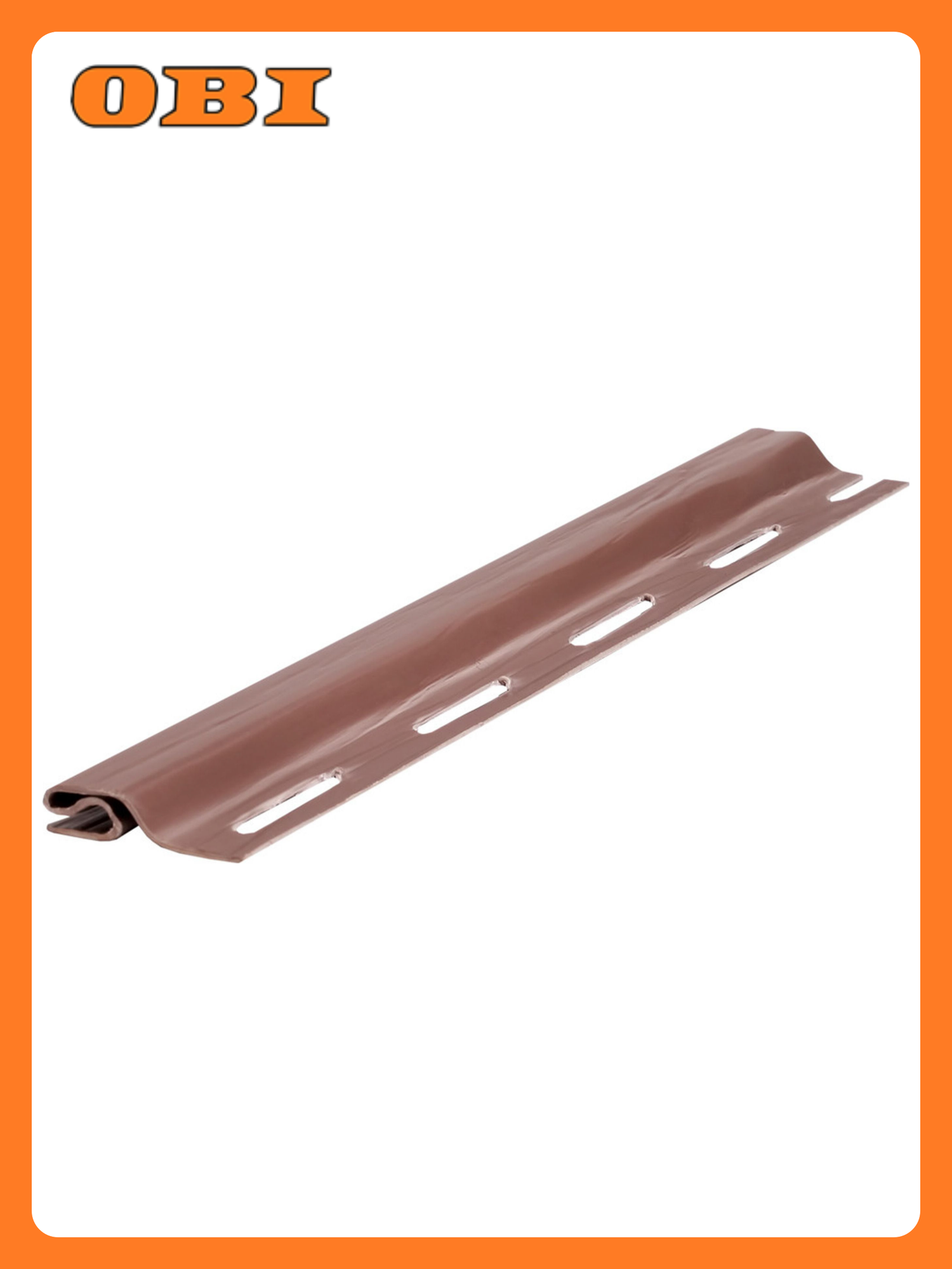 Стартовый профиль виниловый FineBer коричневый 3050 мм