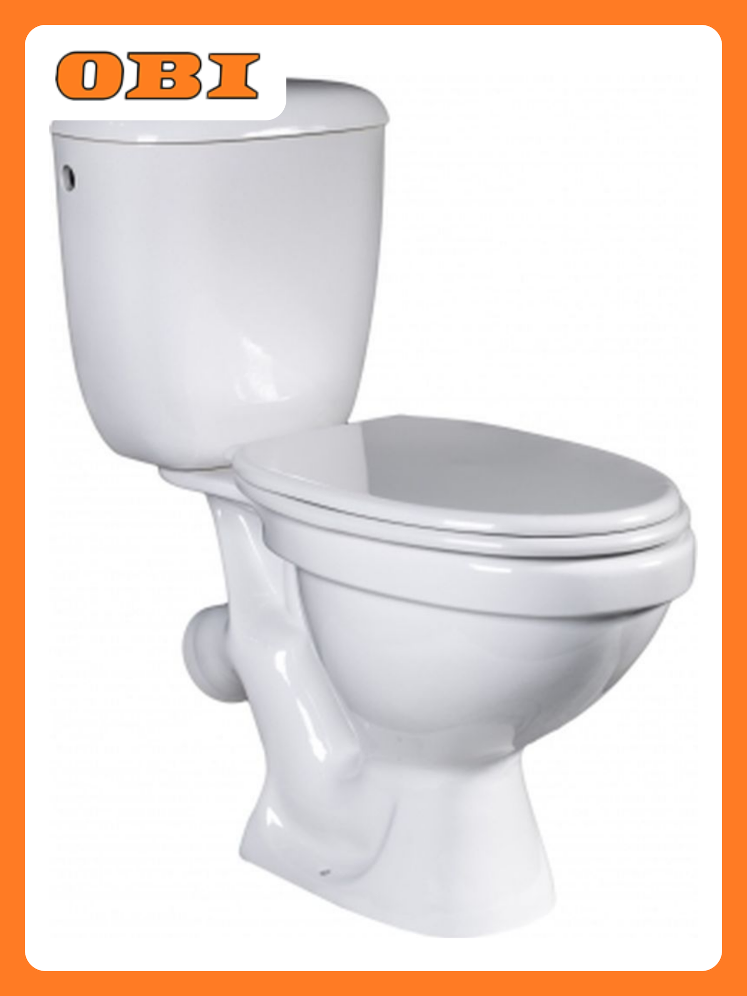 Унитаз напольный универсальный монокороб белый санфарфор