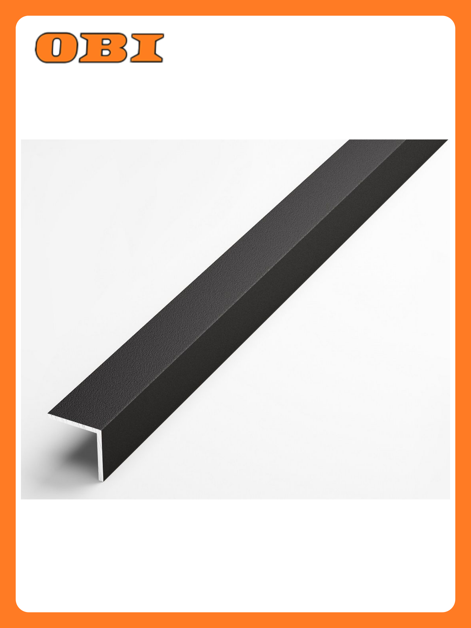 Уголок равнополочный лука черный 2700х10х1 мм