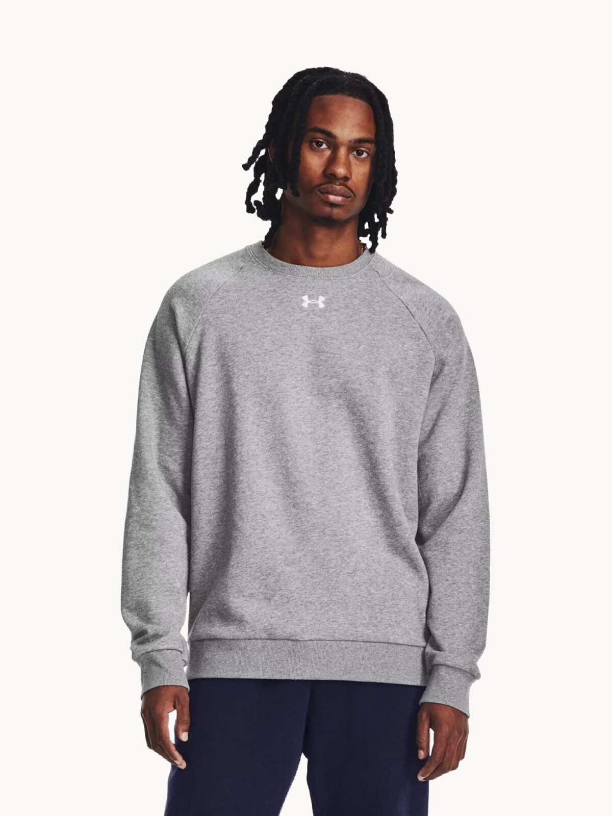 Джемпер Under Armour Rival Fleece Crew размер MD серый