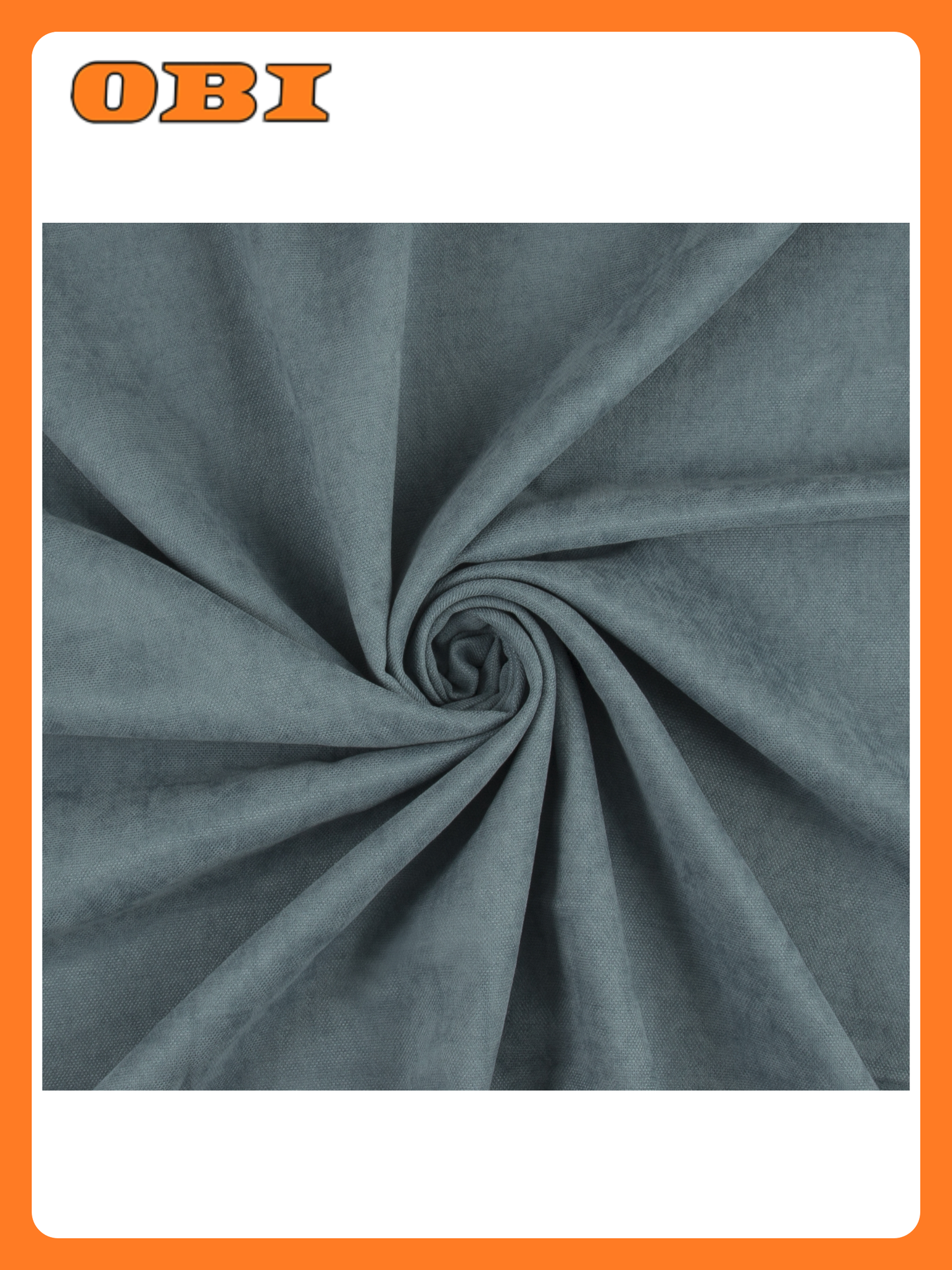 Штора блэкаут Канвас серо-голубая 150х260 см