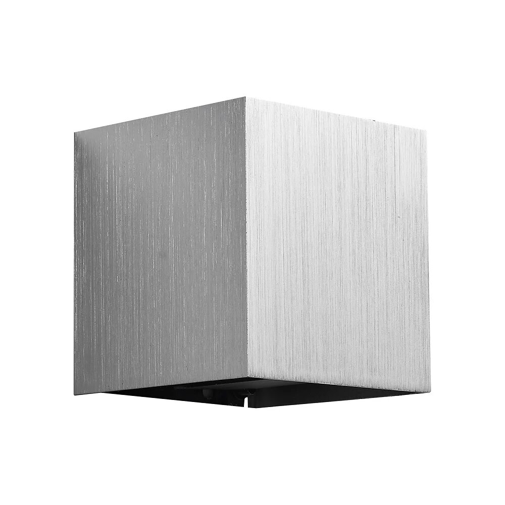 General Lighting Systems Светильник фасадный двойной GX53, 130х103х103мм, регулируемый угол рассеивания, металл, квадрат, хром GWL-2GX53-M-IP20 661334